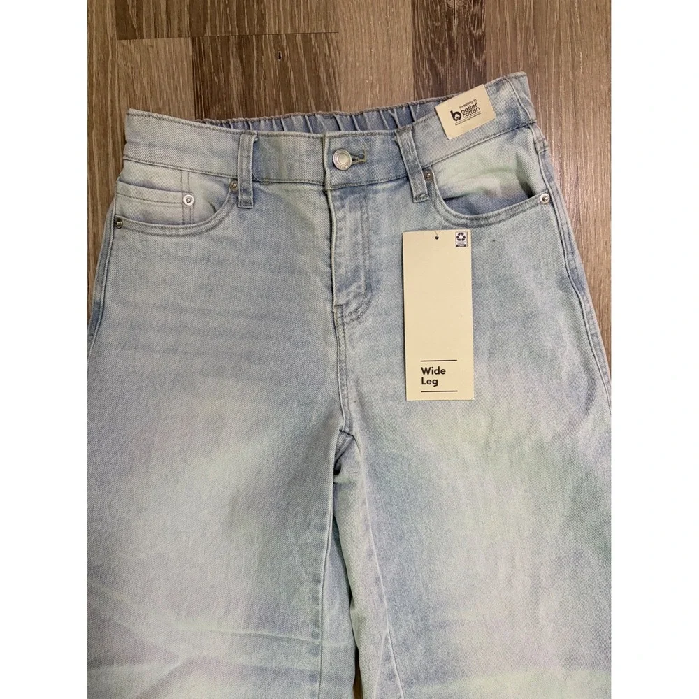 NWT No Boundaries Wide‎ Leg Jeans Sz XXS 00 (26x30) Baggy Skater Streetwear NEW